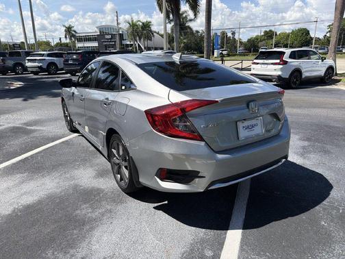 Lunar Silver Metallic 2021 Honda Civic EX-L