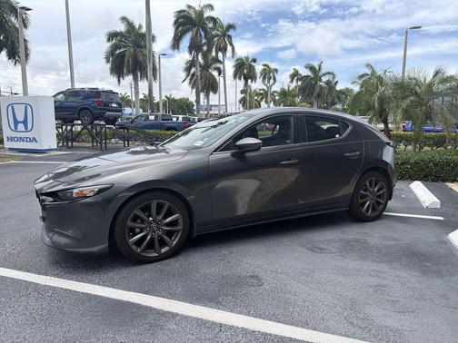 Machine Gray Metallic 2019 Mazda Mazda3 FWD w/Preferred Package