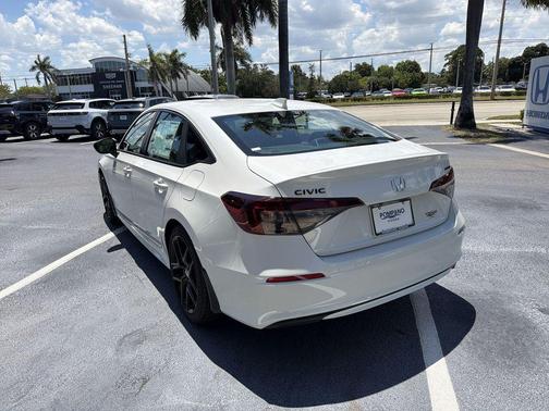 Platinum White Pearl 2026 Honda Civic Sport