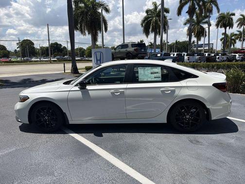 Platinum White Pearl 2026 Honda Civic Sport