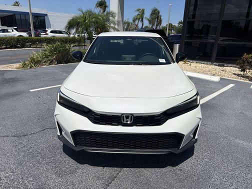Platinum White Pearl 2026 Honda Civic Sport