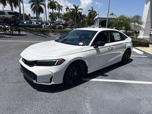 Platinum White Pearl 2026 Honda Civic Sport