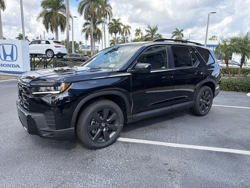 Crystal Black Pearl 2026 Honda Pilot Sport
