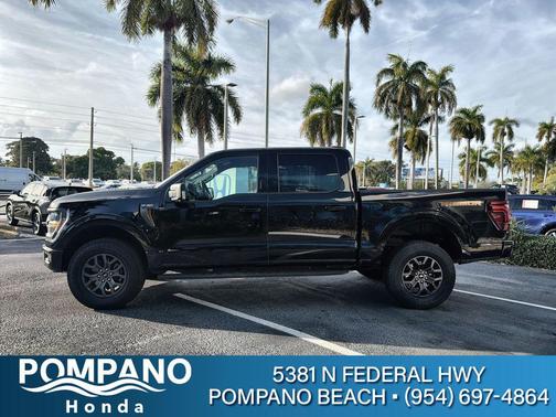 AGATE BLACK METALLIC 2024 Ford F-150 Tremor
