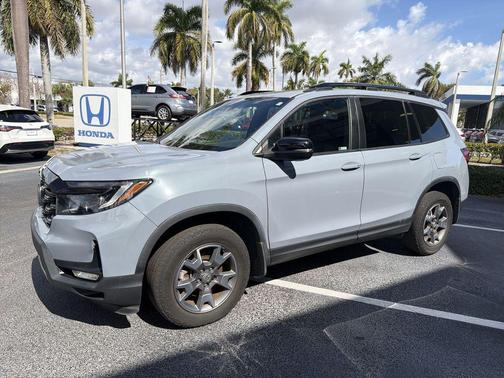 Sonic Gray Pearl 2023 Honda Passport AWD TrailSport