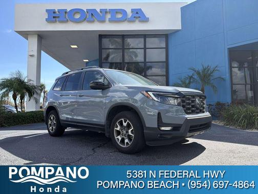 Sonic Gray Pearl 2023 Honda Passport AWD TrailSport