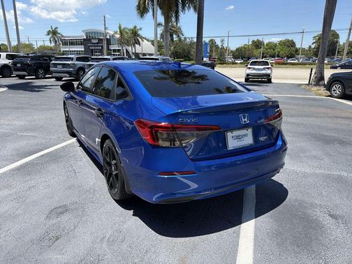 Aegean Blue Metallic 2023 Honda Civic Sport