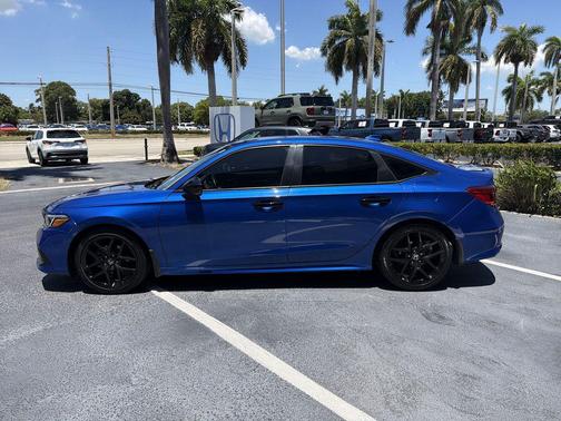 Aegean Blue Metallic 2023 Honda Civic Sport