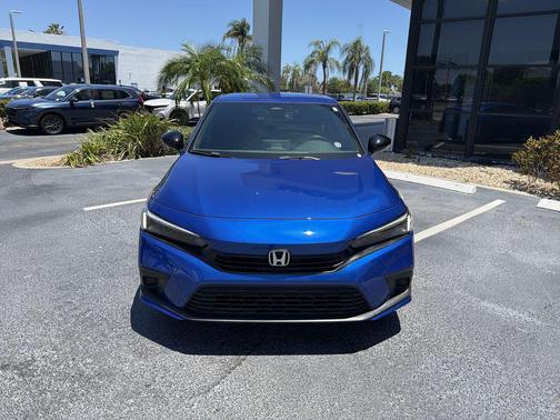 Aegean Blue Metallic 2023 Honda Civic Sport