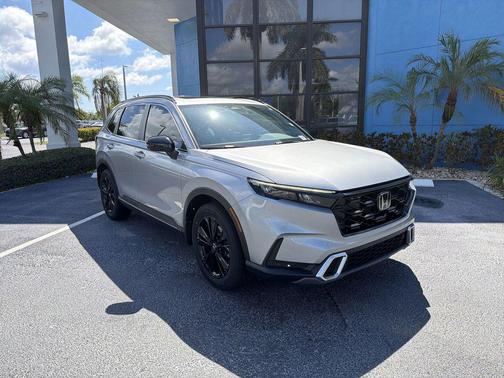 Lunar Silver Metallic 2023 Honda CR-V Hybrid Sport Touring AWD