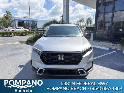 Lunar Silver Metallic 2023 Honda CR-V Hybrid Sport Touring AWD