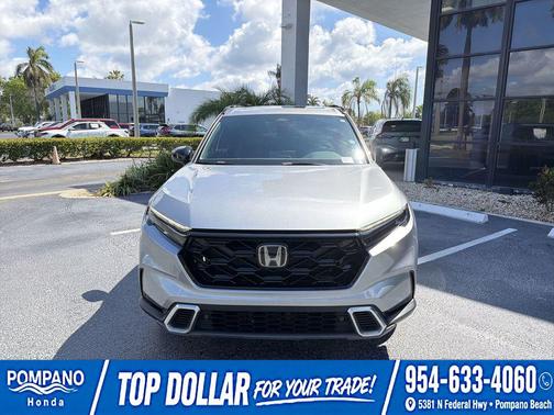 Lunar Silver Metallic 2023 Honda CR-V Hybrid Sport Touring AWD