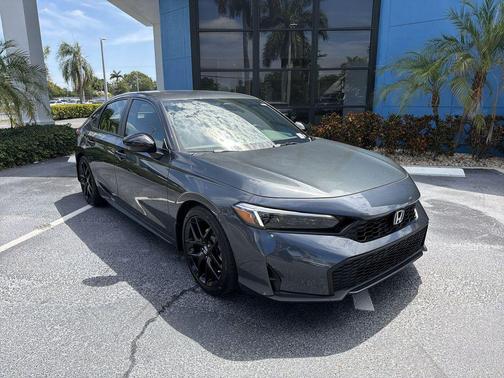 Meteorite Gray Metallic 2026 Honda Civic Sport