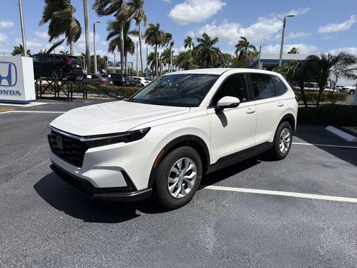 Platinum White Pearl 2026 Honda CR-V LX 2WD