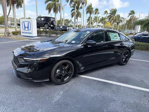 Crystal Black Pearl 2026 Honda Accord Hybrid Sport