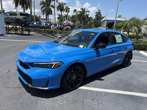 Boost Blue Pearl 2026 Honda Civic Hybrid Sport