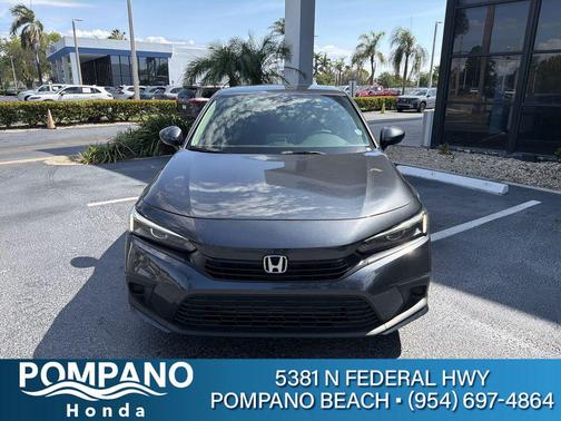Meteorite Gray Metallic 2024 Honda Civic EX