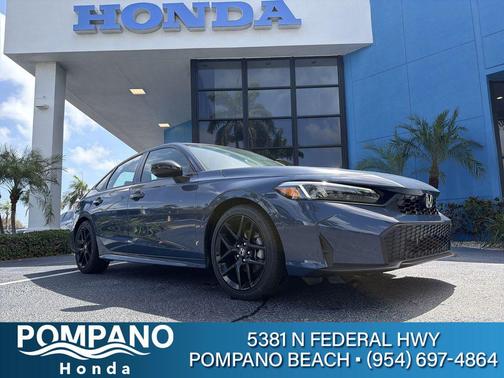 Blue Lagoon Pearl 2026 Honda Civic Sport