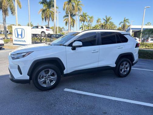 White 2022 Toyota RAV4 XLE