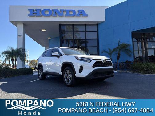 White 2022 Toyota RAV4 XLE