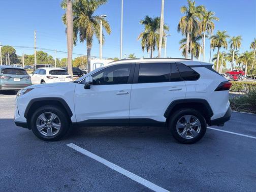 White 2022 Toyota RAV4 XLE