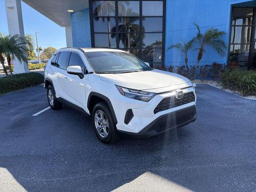White 2022 Toyota RAV4 XLE