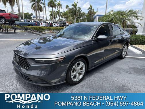 Charcoal 2023 Honda Accord LX 1.5T