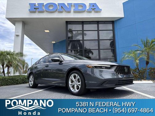Charcoal 2023 Honda Accord LX 1.5T