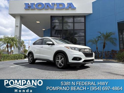 Platinum White Pearl 2022 Honda HR-V EX
