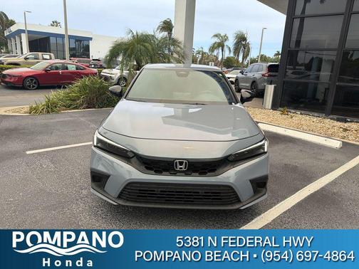 Gray 2024 Honda Civic Sport