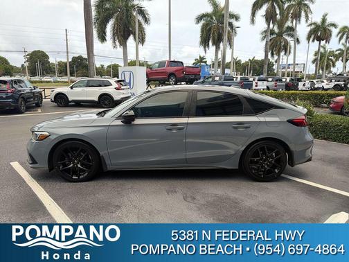 Gray 2024 Honda Civic Sport