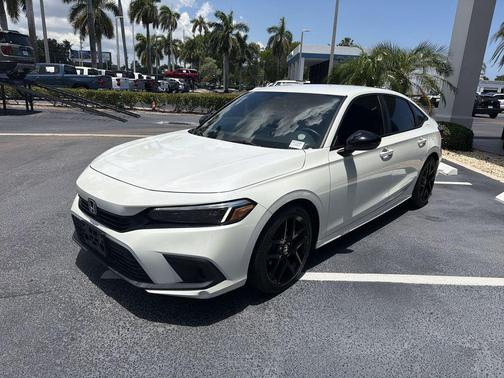 Platinum White Pearl 2023 Honda Civic Sport