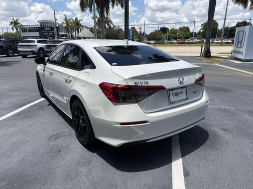 Platinum White Pearl 2023 Honda Civic Sport