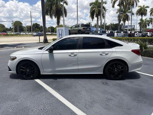 Platinum White Pearl 2023 Honda Civic Sport