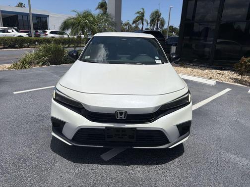 Platinum White Pearl 2023 Honda Civic Sport
