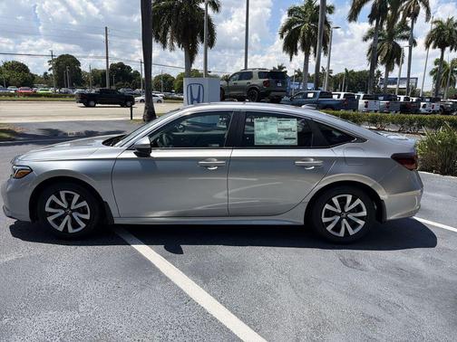 Solar Silver Metallic 2026 Honda Civic LX