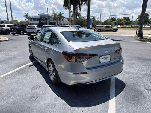 Solar Silver Metallic 2026 Honda Civic LX