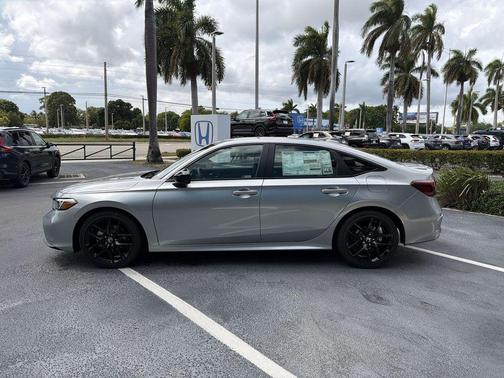 Solar Silver Metallic 2026 Honda Civic Sport