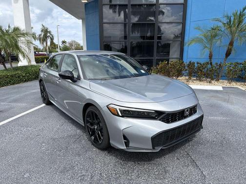 Solar Silver Metallic 2026 Honda Civic Sport