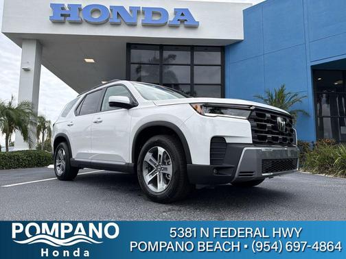 Platinum White Pearl 2026 Honda Pilot EX-L