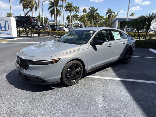 Crystal Black Pearl 2026 Honda Accord Hybrid Sport-L