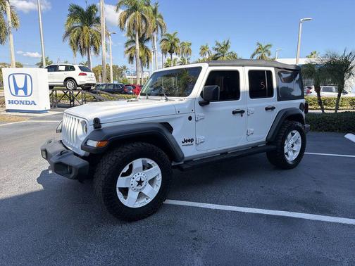 Bright White Clearcoat 2022 Jeep Wrangler Unlimited Sport