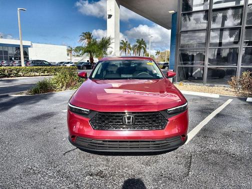 Radiant Red Metallic 2024 Honda Accord EX