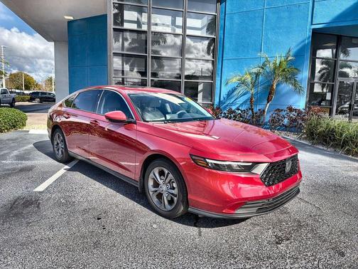 Radiant Red Metallic 2024 Honda Accord EX