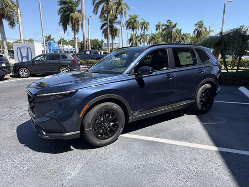 Canyon River Blue Metallic 2026 Honda CR-V Hybrid Sport FWD