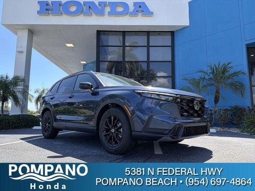 Canyon River Blue Metallic 2026 Honda CR-V Hybrid Sport FWD