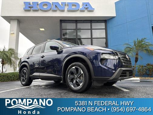 Deep Ocean Blue Pearl 2024 Nissan Rogue SV