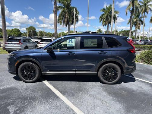 Canyon River Blue Metallic 2027 Honda CR-V Hybrid Sport Touring AWD