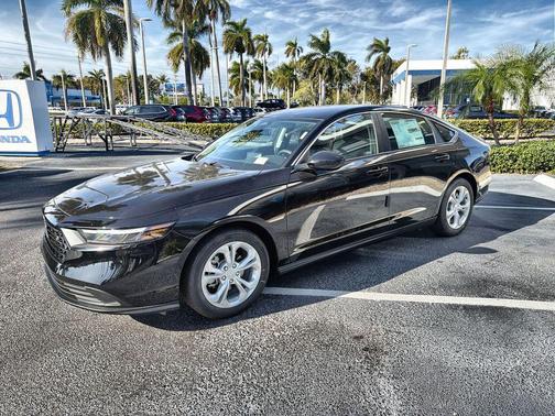Crystal Black Pearl 2026 Honda Accord LX 1.5T