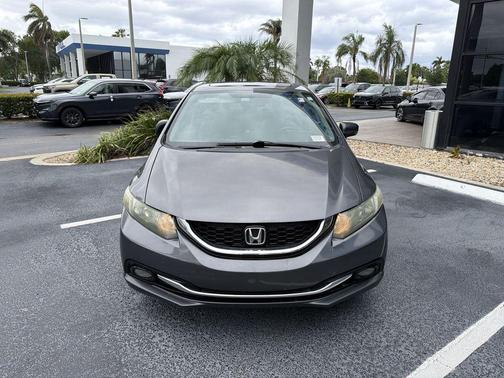 Modern Steel Metallic 2015 Honda Civic EX-L